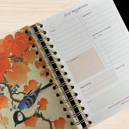 Japanese Art 2024/2025 Weekly Planner