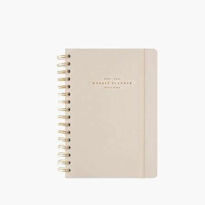 Misty Gray 2024/2025 Weekly Planner