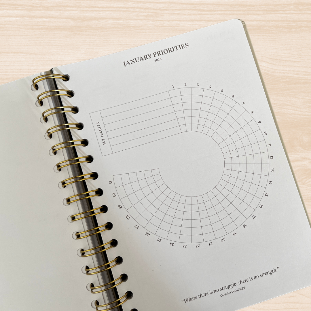 Misty Gray 2024/2025 Weekly Planner